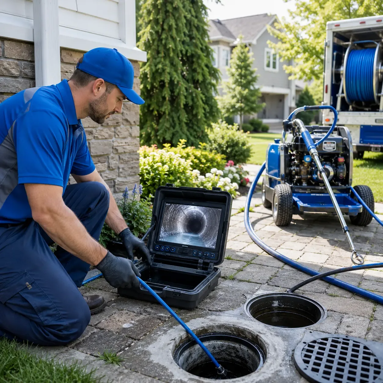 Outdoor drain cleaning professionals serving Galway, NY